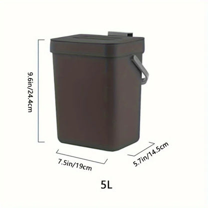 Small Countertop Compost Bin with Lid,Odor-Free Food Scrap Container