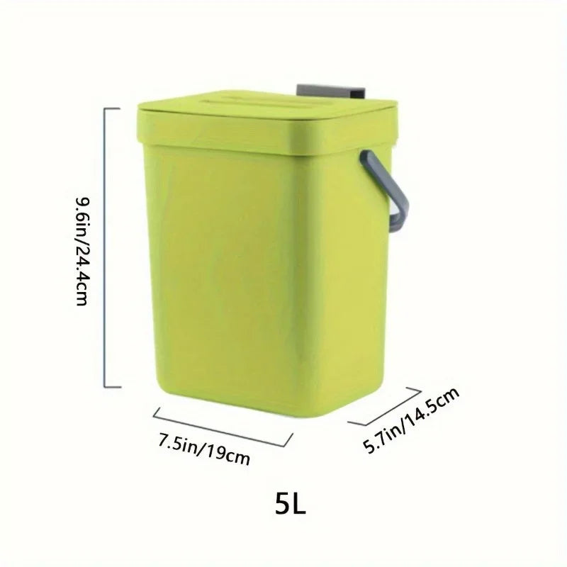 Small Countertop Compost Bin with Lid,Odor-Free Food Scrap Container