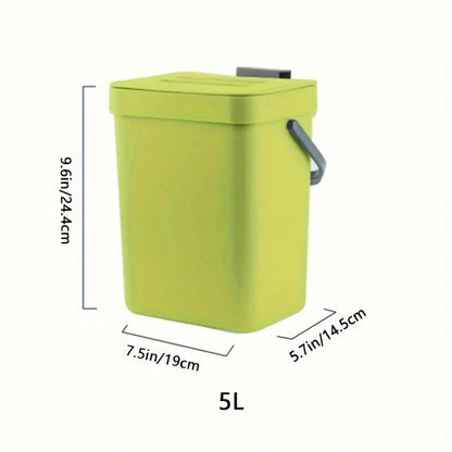 Small Countertop Compost Bin with Lid,Odor-Free Food Scrap Container