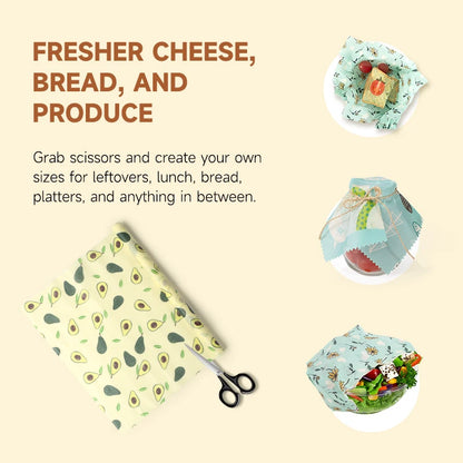 Reusable Beeswax Wrap Roll, Eco-Friendly