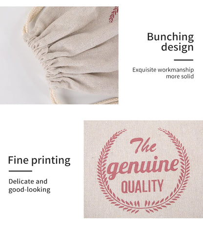 Beeswax Linen Bread Bags, Washable, Removable Lining, Reusable Bread Bag