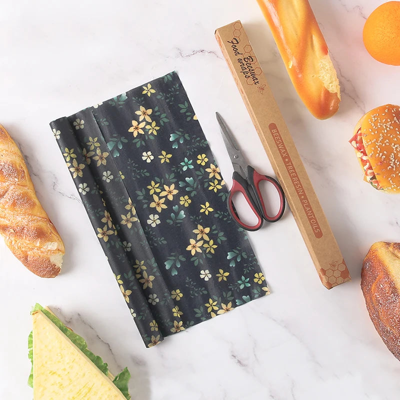 Reusable Beeswax Wrap Roll, Eco-Friendly