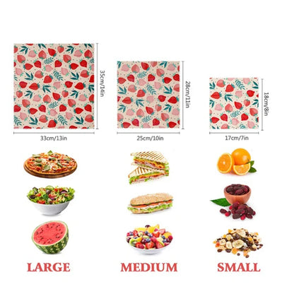 Reusable Beeswax Food Wrap Eco Friendly Kitchen Packaging Paper