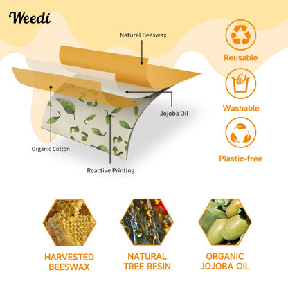 Reusable Beeswax Wrap Roll, Eco-Friendly