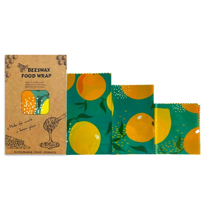 Reusable Beeswax Food Wrap Eco Friendly Kitchen Packaging Paper