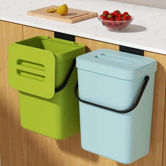 Small Countertop Compost Bin with Lid,Odor-Free Food Scrap Container