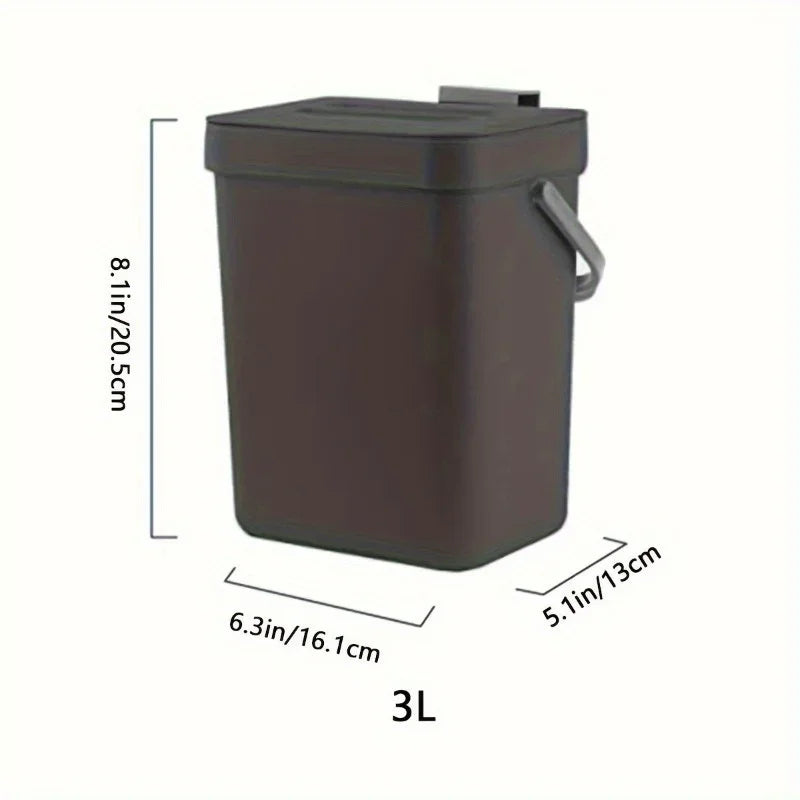 Small Countertop Compost Bin with Lid,Odor-Free Food Scrap Container