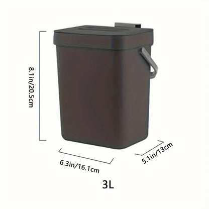 Small Countertop Compost Bin with Lid,Odor-Free Food Scrap Container