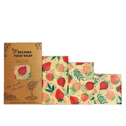 Reusable Beeswax Food Wrap Eco Friendly Kitchen Packaging Paper